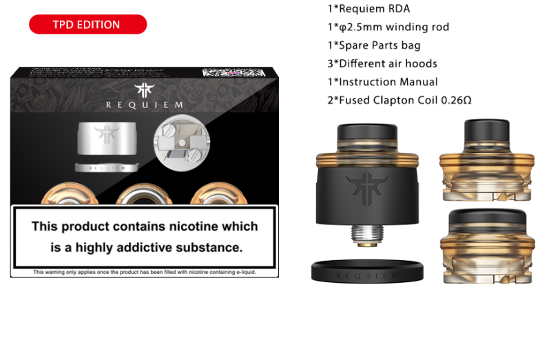 Preview: Vandy Vape Requiem RDA Tröpfel Verdampfer